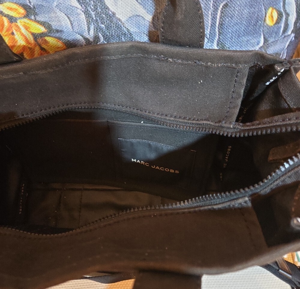 Marc Jacobs Black Canvas 'The Tote Bag' Crossbody - Picture 7 of 7